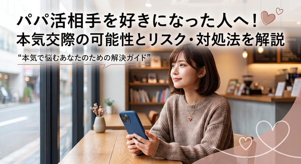 パパ活相手を好きになった人へ！本気交際の可能性とリスク・対処法を解説